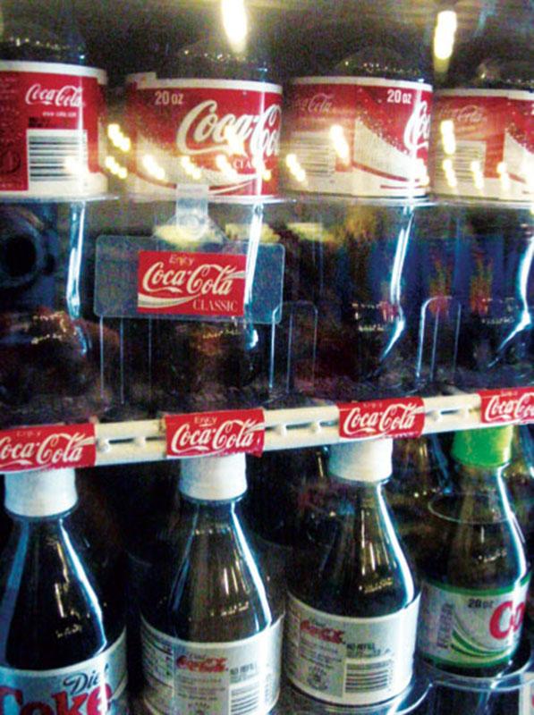 Pictured above are the College’s last few bottles of Coca Cola, before the ban on the company’s products was enacted in 2005. The ban, which was originally instituted following reports of Coca Cola’s human rights violations, is set to lift in the fall of this year.