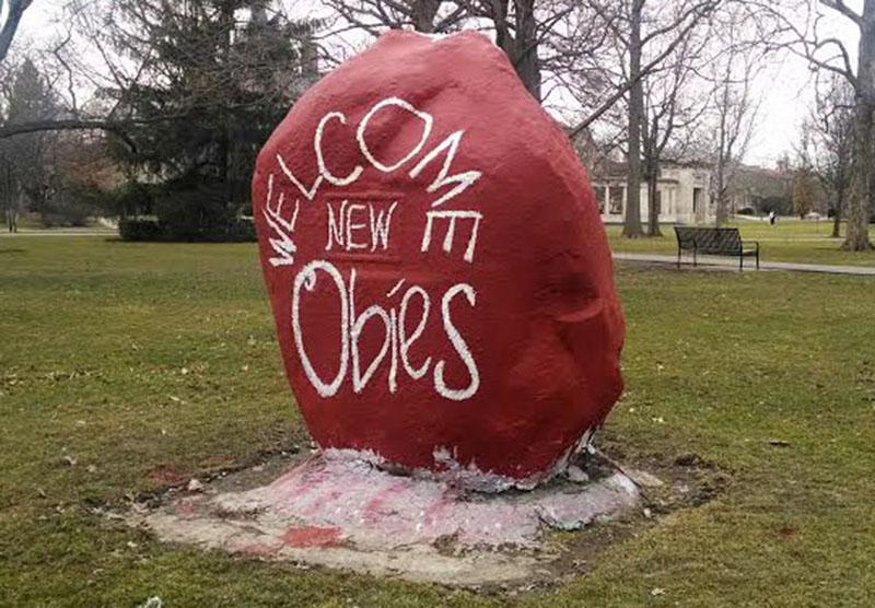 Oberlin+admission+staff+prepares+for+the+arrival+of+the+class+of+2018.+These+preparations+include+sending+admission+letters%2C+listening+to+audition+tapes+and+painting+rocks.