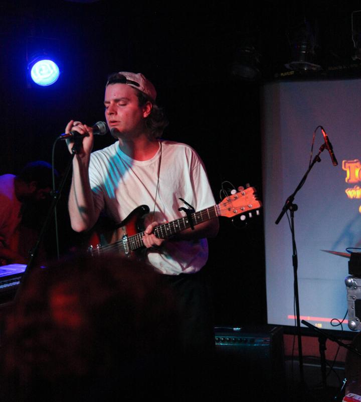 Mac+DeMarco+celebrated+his+new+album+release+to+an+expectant+and+enthusiastic+crowd+at+the+%E2%80%99Sco+on+Tuesday.+His+eccentric+behavior%2C+which+includes+jokes%2C+raunchy+banter+and+suggestive+chants%2C+made+for+an+unforgettable+stage+presence.