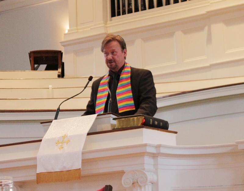 Frank Schaefer, who spoke at First Methodist Church on Thursday