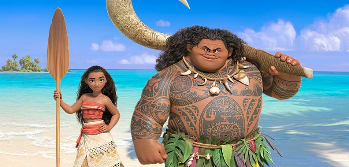 Moana and demigod Maui are voiced by Auli’i Cravalho and Dwayne “The Rock” Johnson, respectively, in Disney’s
newest musical adventure. A beautiful view into a new future for Disney animated films, Moana enjoyed a successful
first week in the box office.