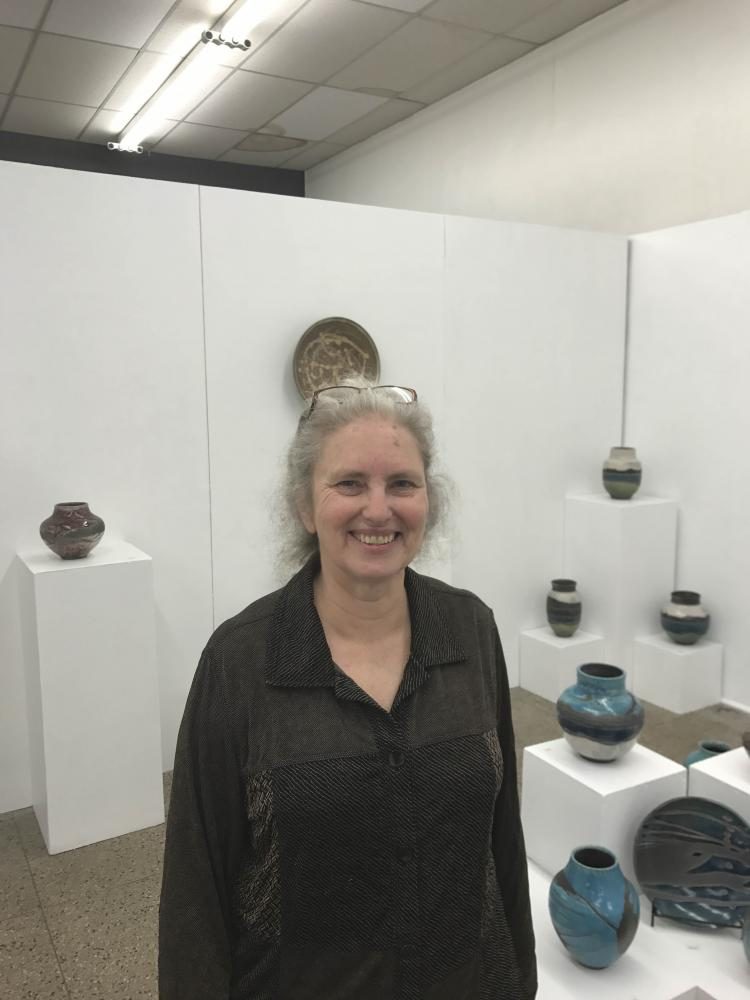 Liz Burgess, owner of Ginko Gallery. 