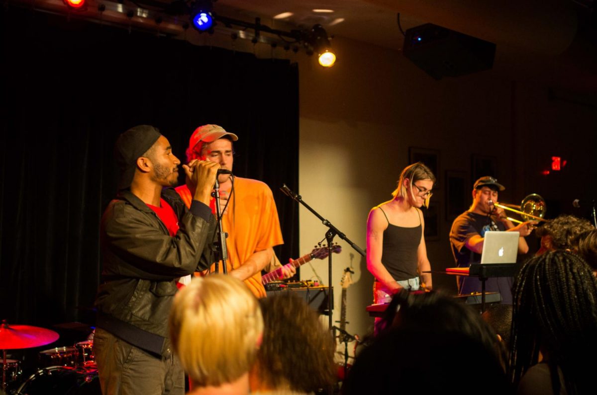 Student band Bémbe opens for Xenia Rubinos, who played an energetic, powerful show at the Cat in the Cream Saturday night.