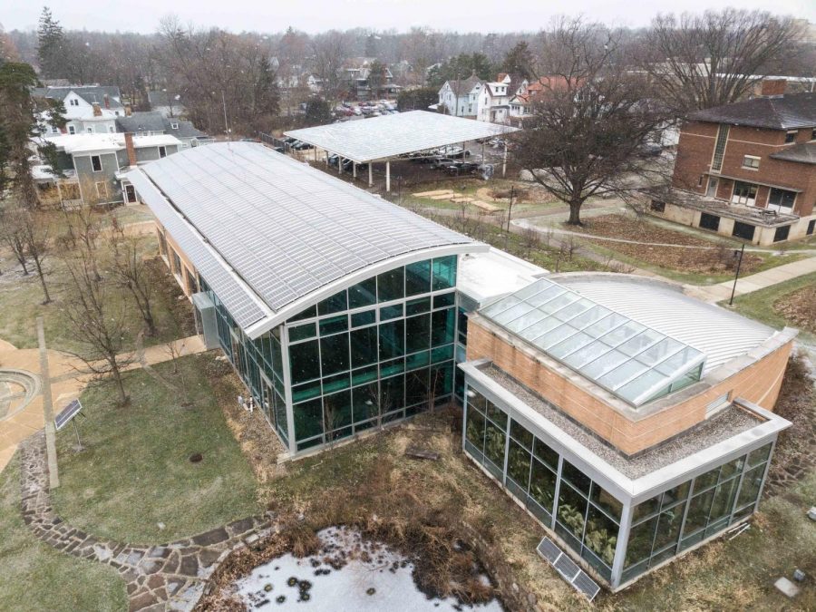 The Adam Joseph Lewis Center for Environmental Studies is one of the most innovative green buildings in the country. Despite this, the College falls short of its sustainability goals by a large margin.