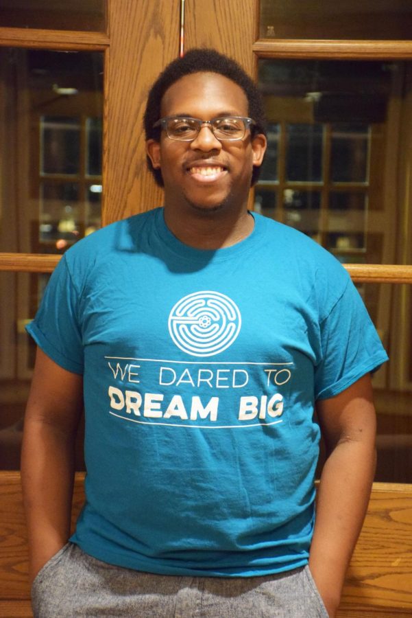 Tré Quarles, OC ’18, has worked with the Oberlin administration since he was a first-year. Since graduating, he has stayed on as an office assistant for the Office of Residential Education. Quarles graduated with a degree in Africana studies and hopes to be a familiar face for students in a trying time.