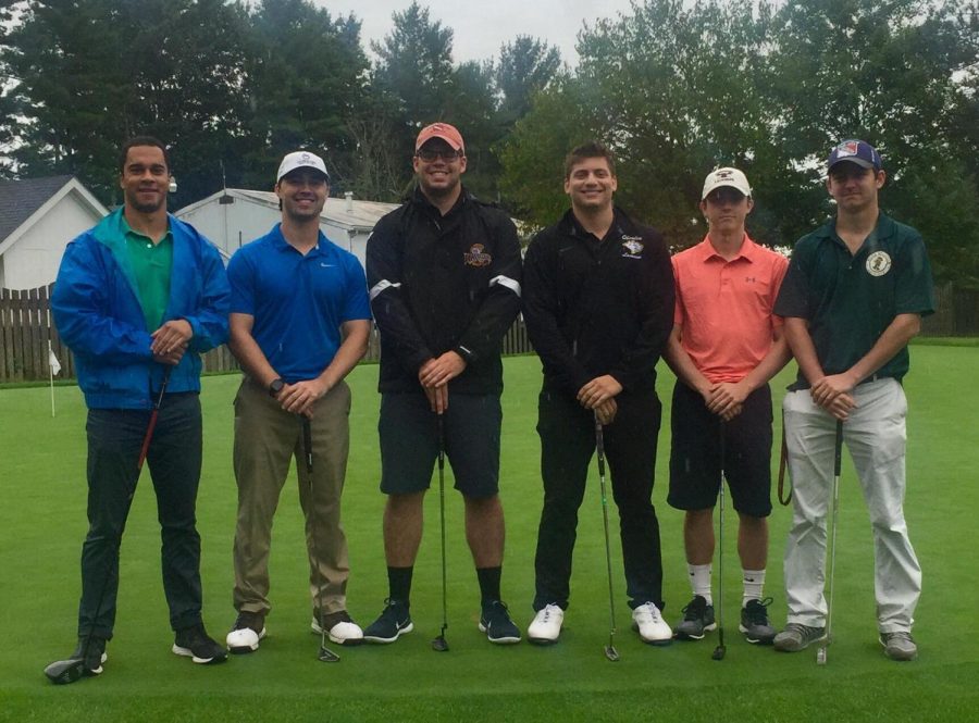 The club golf team is open to anyone who loves to golf or wants to learn the sport. The team brings together athletes from a variety of backgrounds, such as men’s lacrosse, baseball, and swimming and diving, as well as non-athletes with a passion for golf.