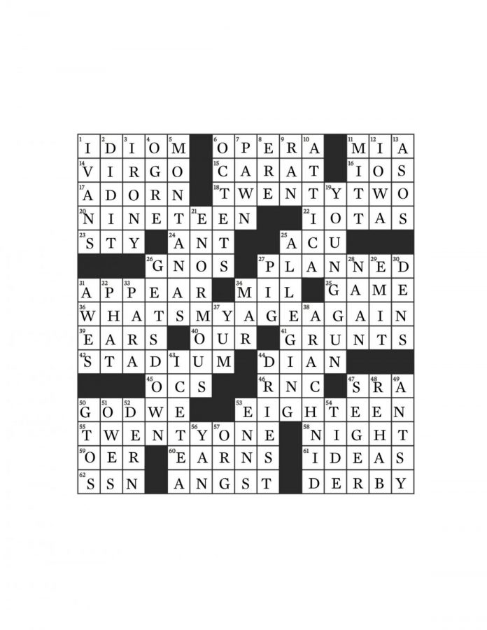 Crossword: Music To My Ears Answers