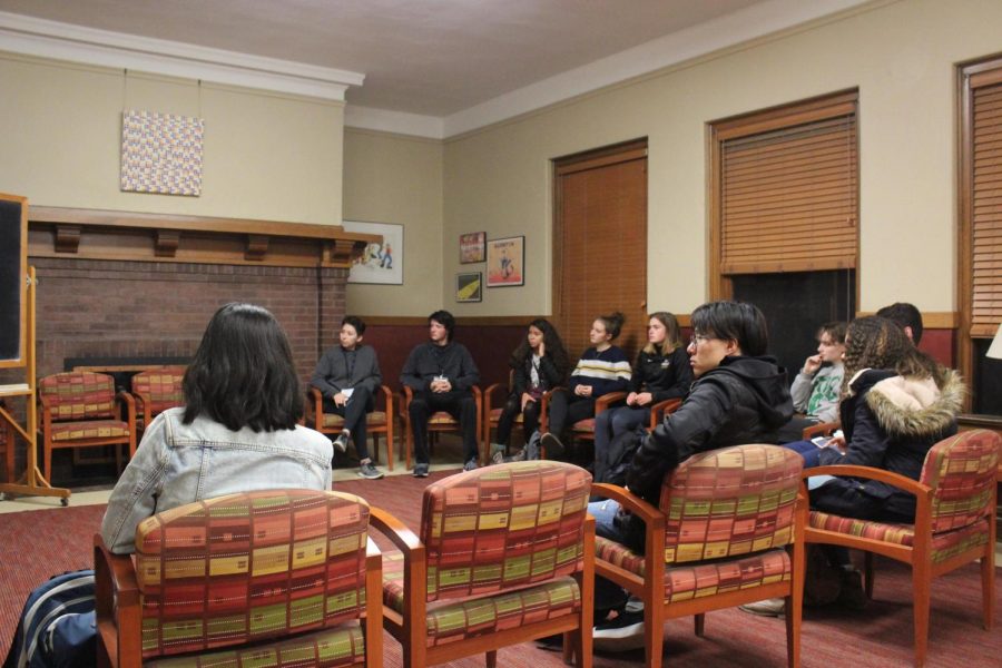Students participate in Project Unbound workshop, “The Neurological Impacts of Slavery.”
