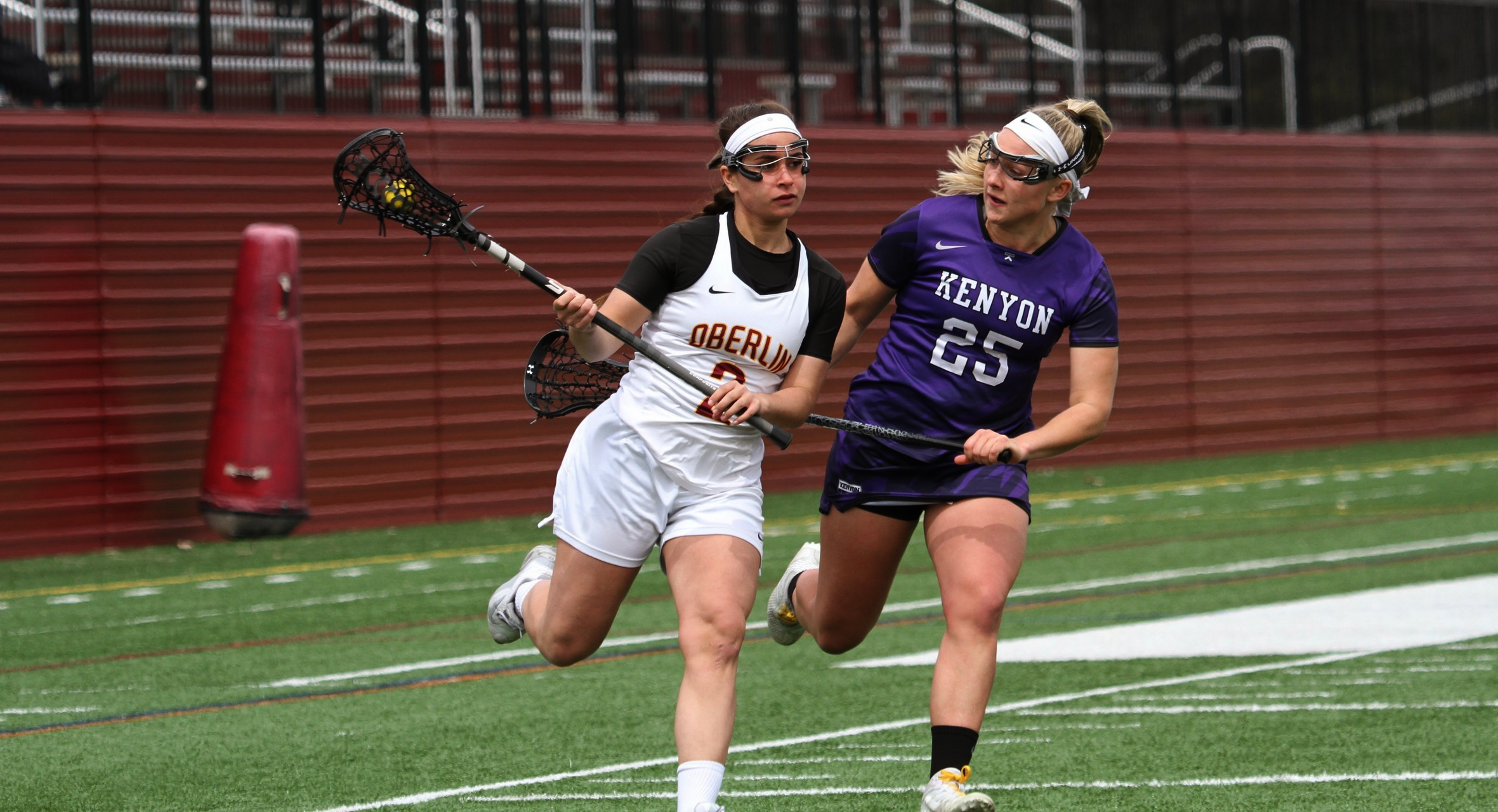 College senior and women’s lacrosse player Sabrina Deleonibus was recruited to play basketball at Oberlin, but quit after her first year to join the women’s lacrosse team. She is now one of the Yeowomen’s biggest offensive threats and a leader on the team.