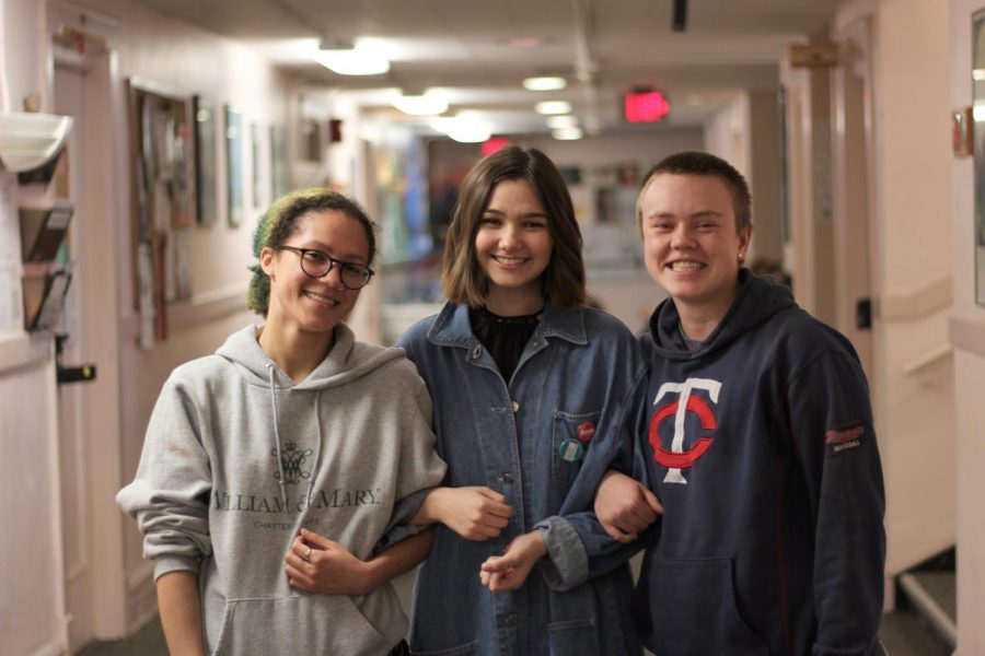 College sophomore Gio Donovan, College first-year Colby Fortin, and College sophomore Jojo Scott are OSCA’s three sexual harm information liaisons and hold office hours in Wilder Hall every week.