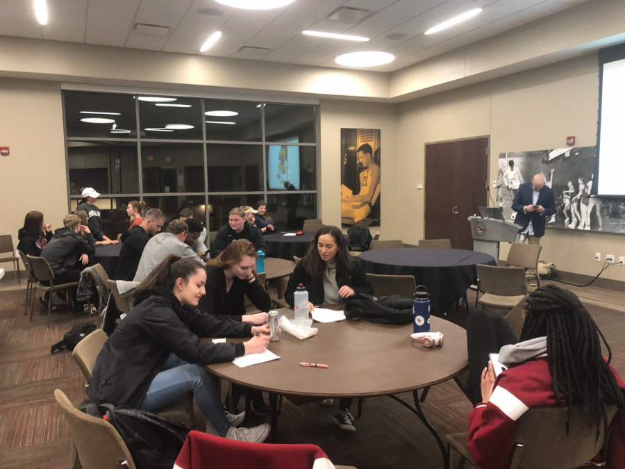 The Student Athlete Advisory Committee hosted a number of events this week to celebrate NCAA Division III Week, including a sports and OC Athletics-themed trivia night in the Knowlton Athletics Complex this Tuesday.