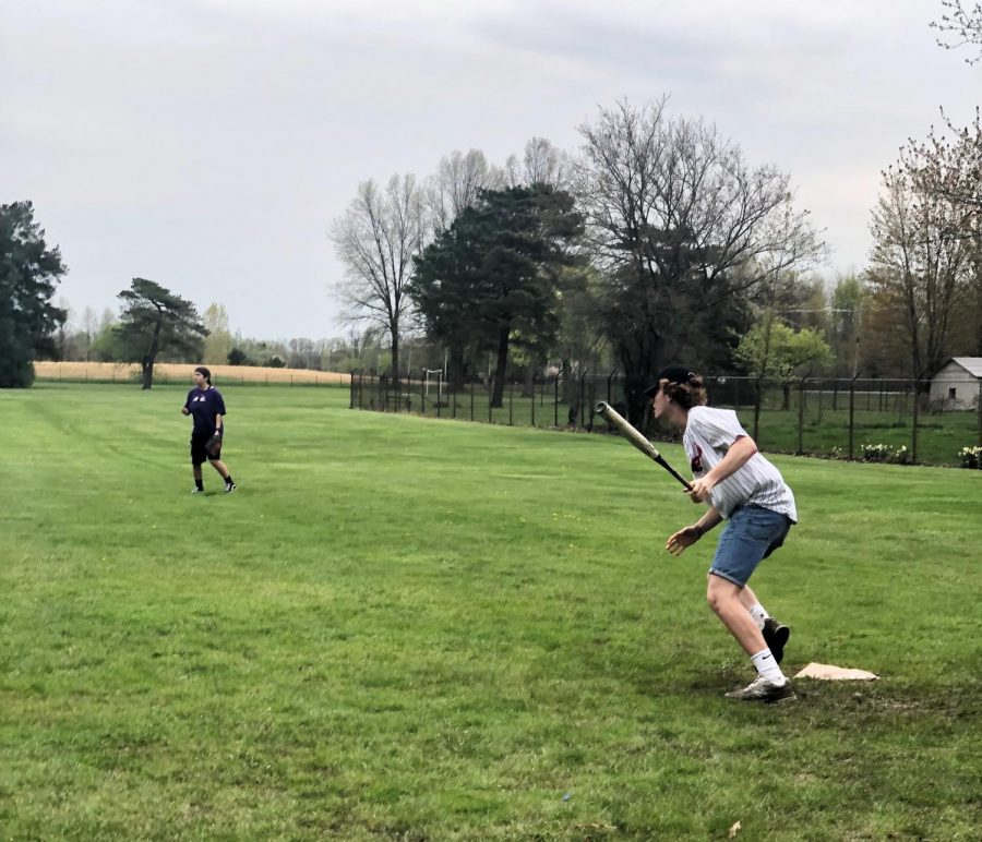 The intramural softball league provides an opportunity for non-varsity athletes to stay active and engage in a low-commitment afternoon activity, but many varsity athletes and retired student-athletes also take advantage of the relaxed yet competitive atmosphere this spring.