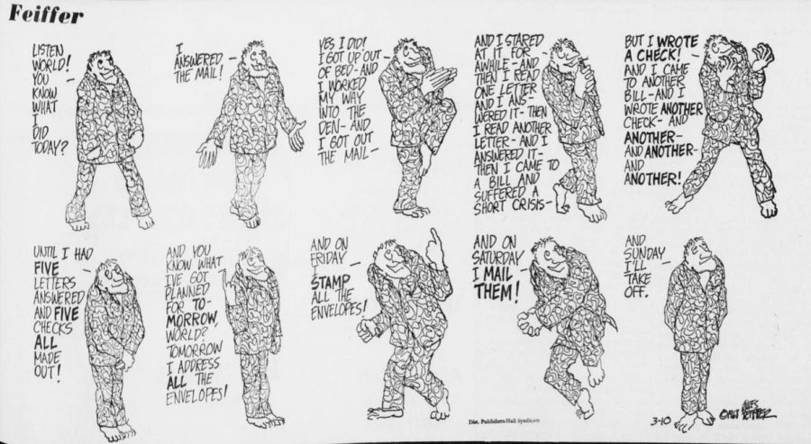 This comic was originally printed in the March 12, 1968 issue of The Oberlin Review.