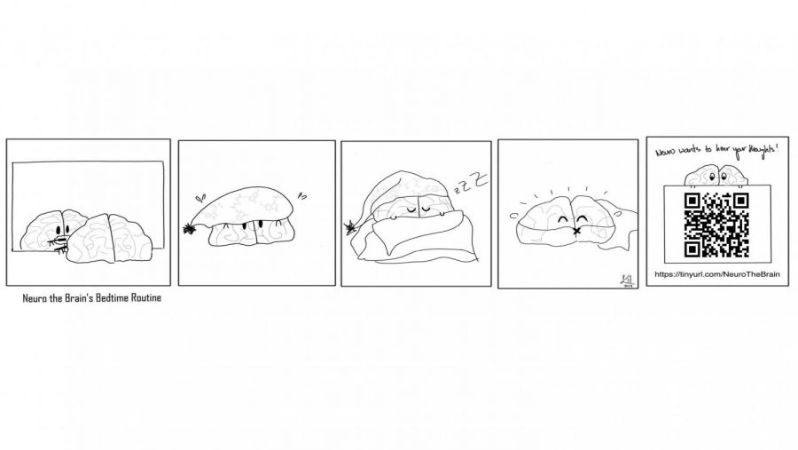 Comic: Neuro the Brains Bedtime Routine