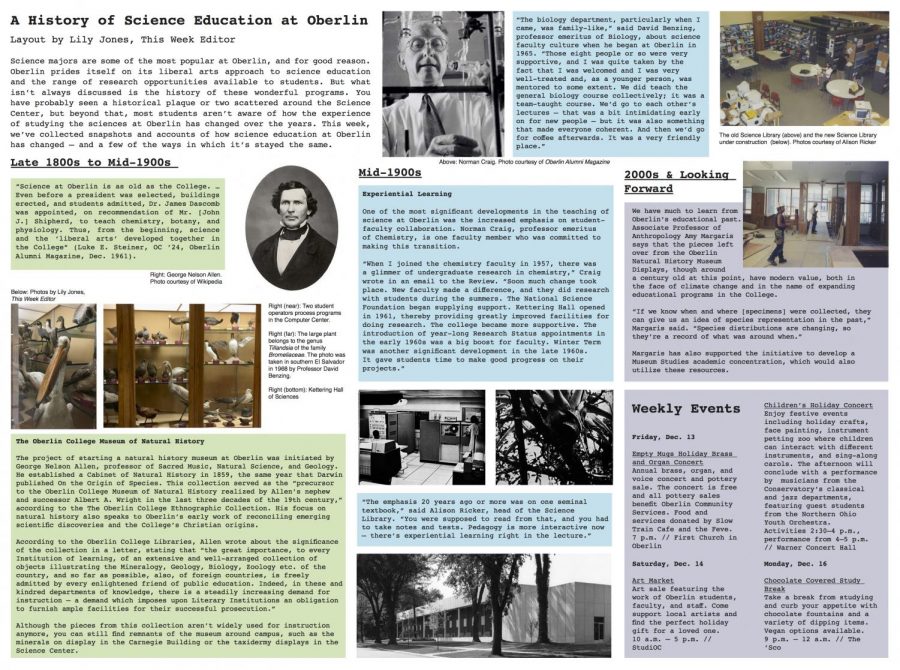 A History of Science Education at Oberlin