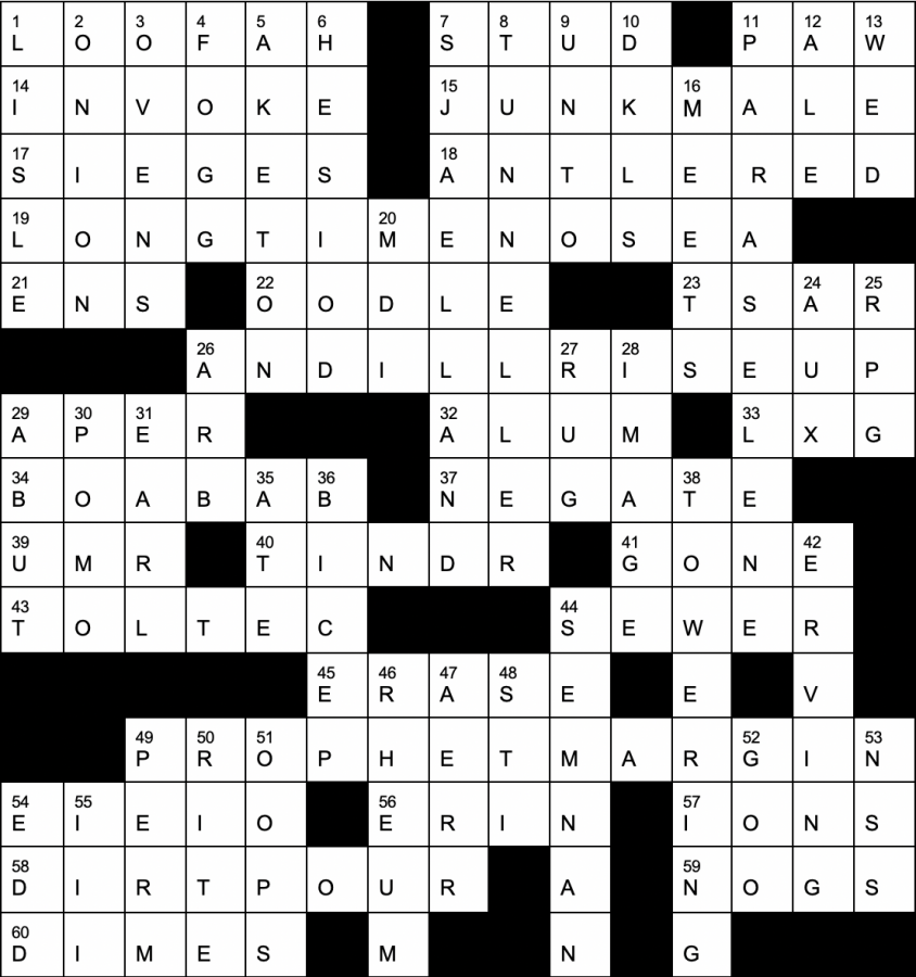 Crossword+Answers