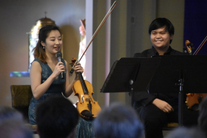The Sacred Heart Concert Series gives Conservatory musicians such as fourth-year Yuyu Ikeda and third-year Johnum Palado a low-stress opportunity to perform the music they love.