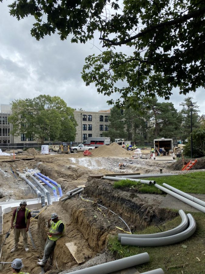 This summer, Oberlin College began work on the Sustainable Infrastructure Project, which will ultimately create geothermal wells to help move the College closer to its 2025 goal of carbon neutrality.