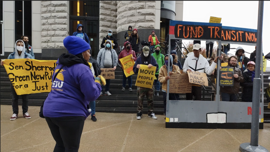 Students, Activists Rally for Transit Funding