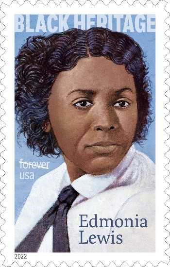 The United States Postal Service will honor Edmonia Lewis  with a stamp that they will release on Jan. 26. 