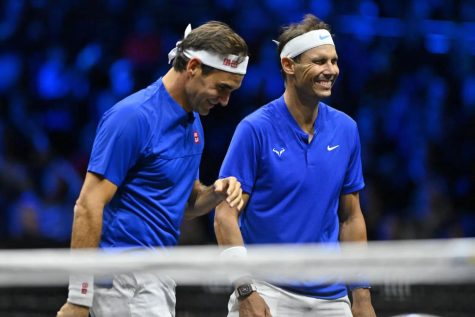 Roger Federer and Rafael Nadal were doubles partners at the Laver Cup.