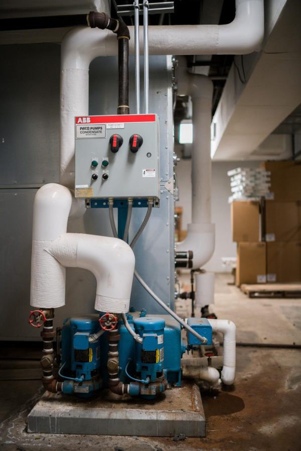 Central Heating Plant operates and distributes heating to
dorms.