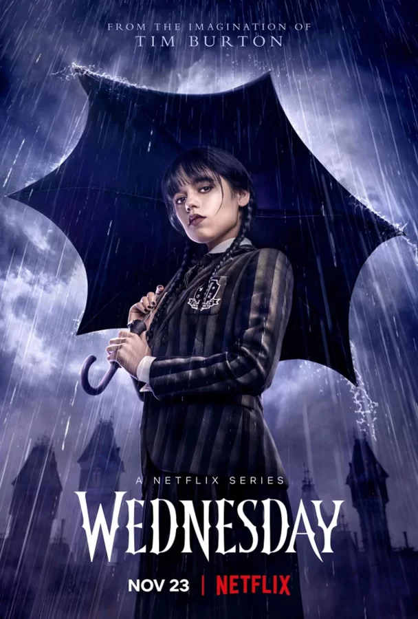 Jenna+Ortega+stars+as+Wednesday+Addams+in+Tim+Burton%E2%80%99s+series+Wednesday+on+Netflix.