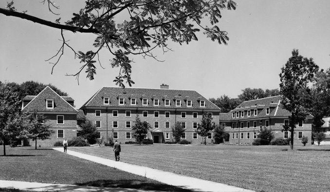 Construction on Burton Hall was completed in 1947. It then served as a men’s
dorm.