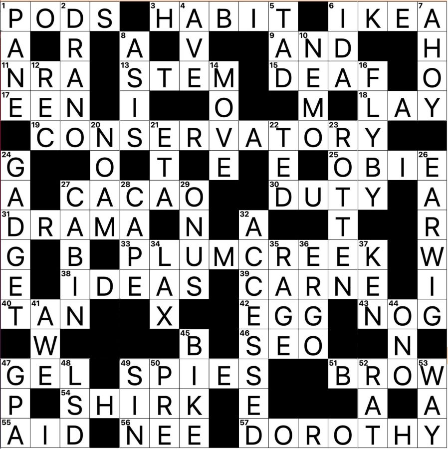 Crossword Answers: 4/14