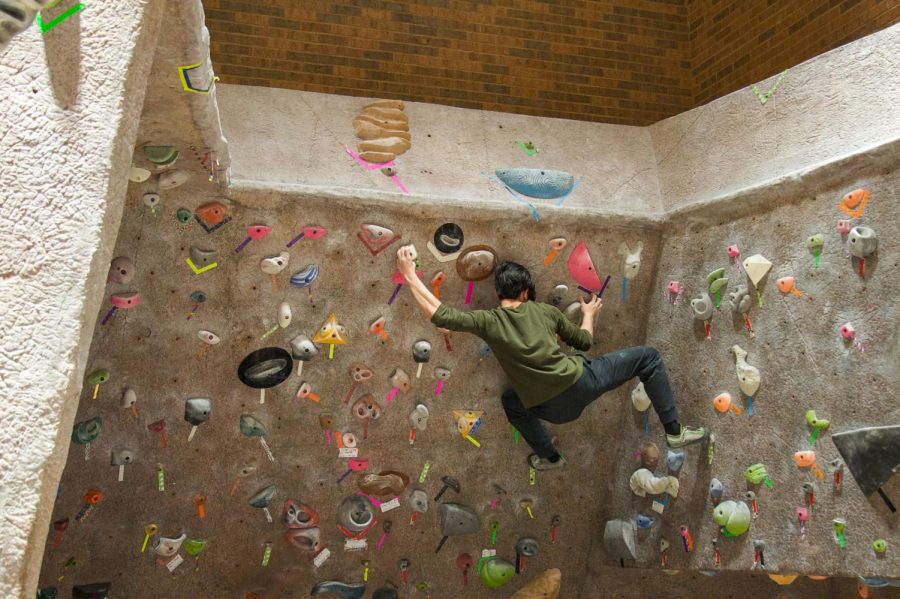 The+Oberlin+Rock+Wall+offers+fun+and+recreation.