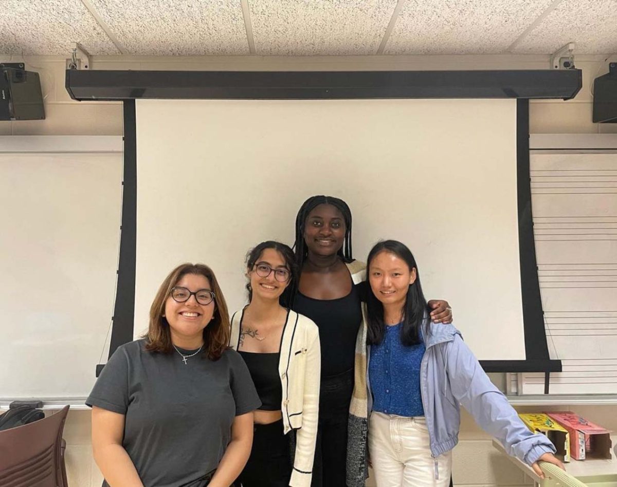 The Women and NonBinary Finance and Economics Club founders.