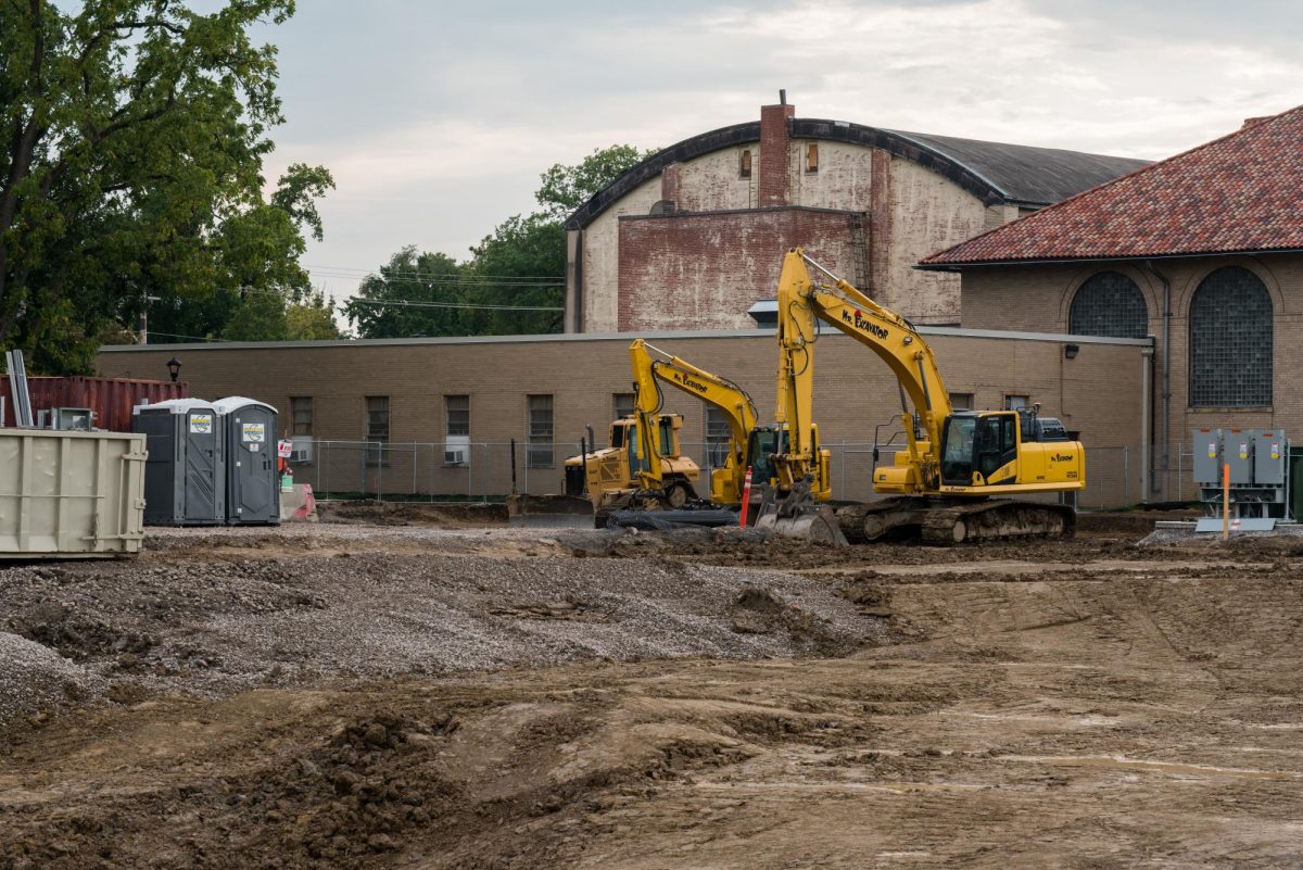 Over the summer, construction began on a new residential building on the west side of Woodlands Street.