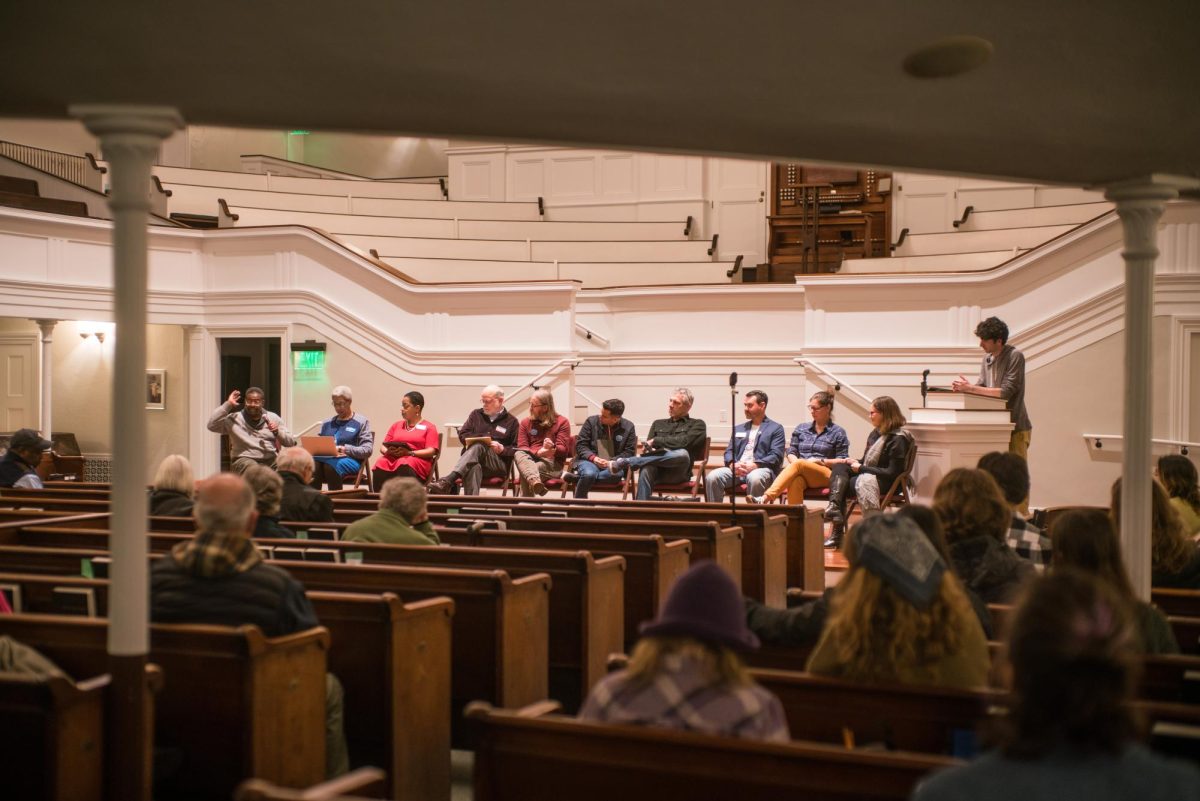 10 out of the 11 candidates for City Council were present at a forum organized by Oberlin Sunrise.