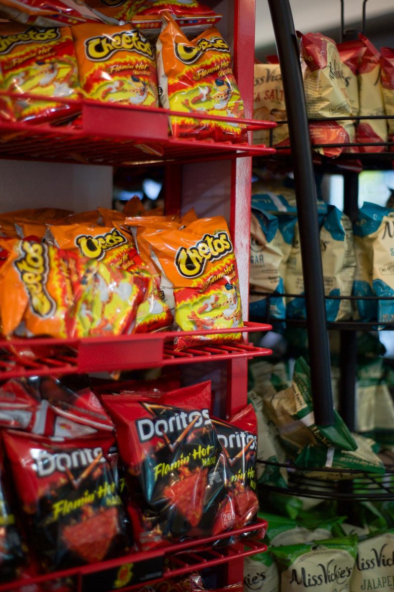 Chips are one of many snack options in DeCafé