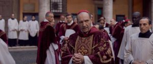 Ralph Fiennes as Cardinal Thomas Lawrence in Conclave