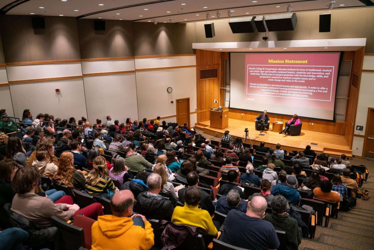 President Ambar and Vice President Lahey answered questions from students, faculty, and community members.