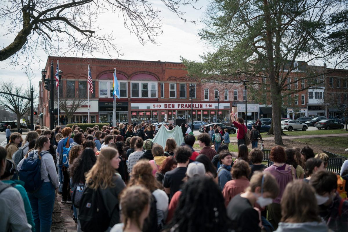 Students gather for SFP protest