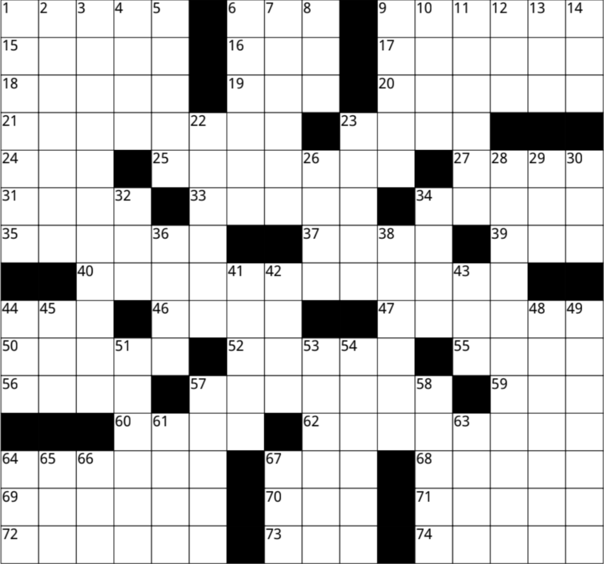 Crossword 2/21