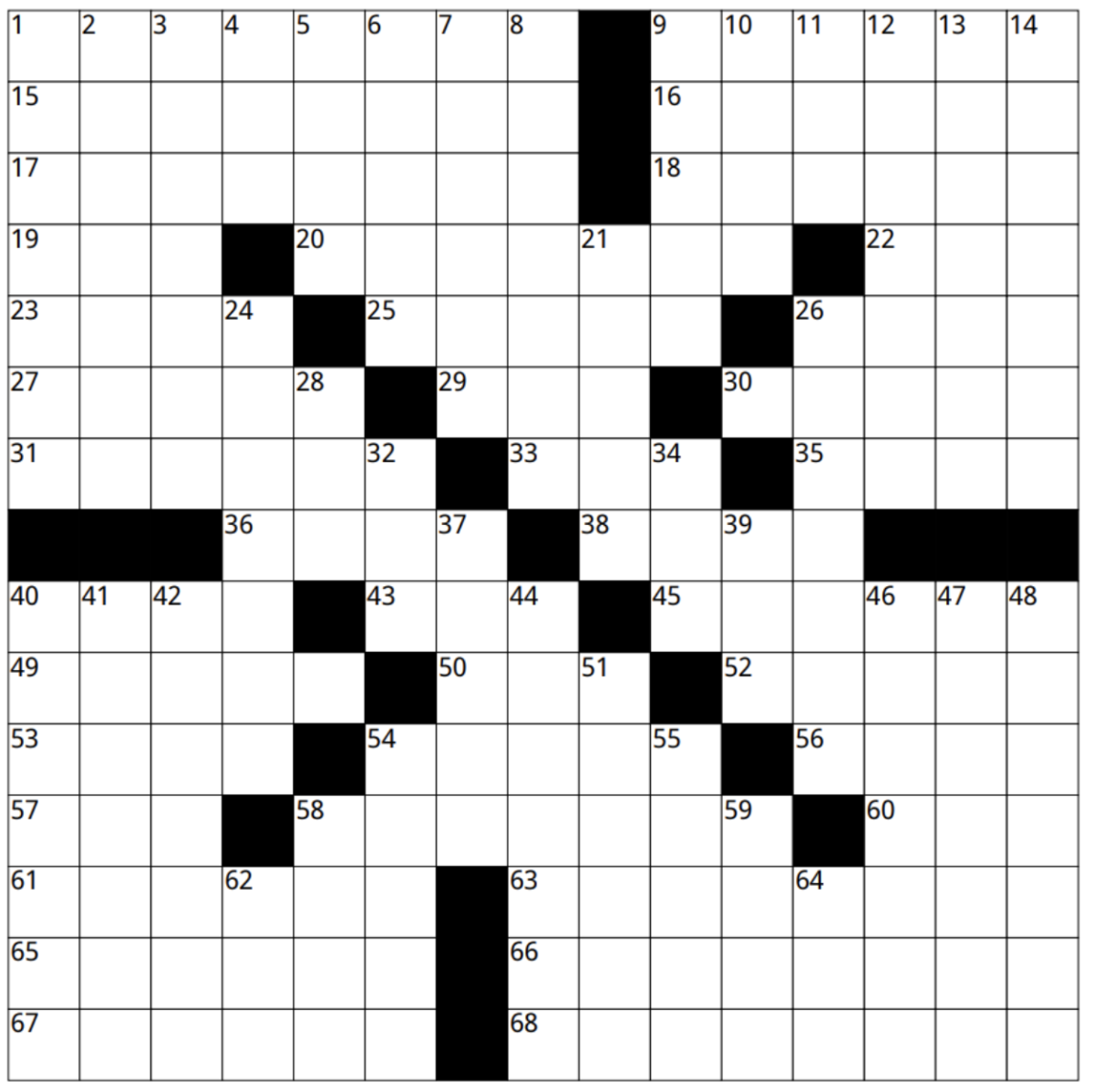 All Things Final – Crossword 12/5