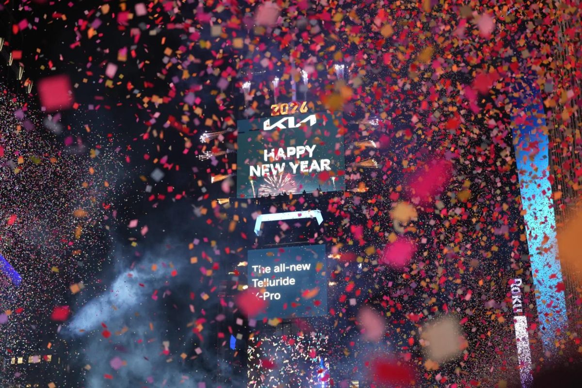 Thousands gathered outside in New York City for the 2026 New Years Eve Ball Drop.