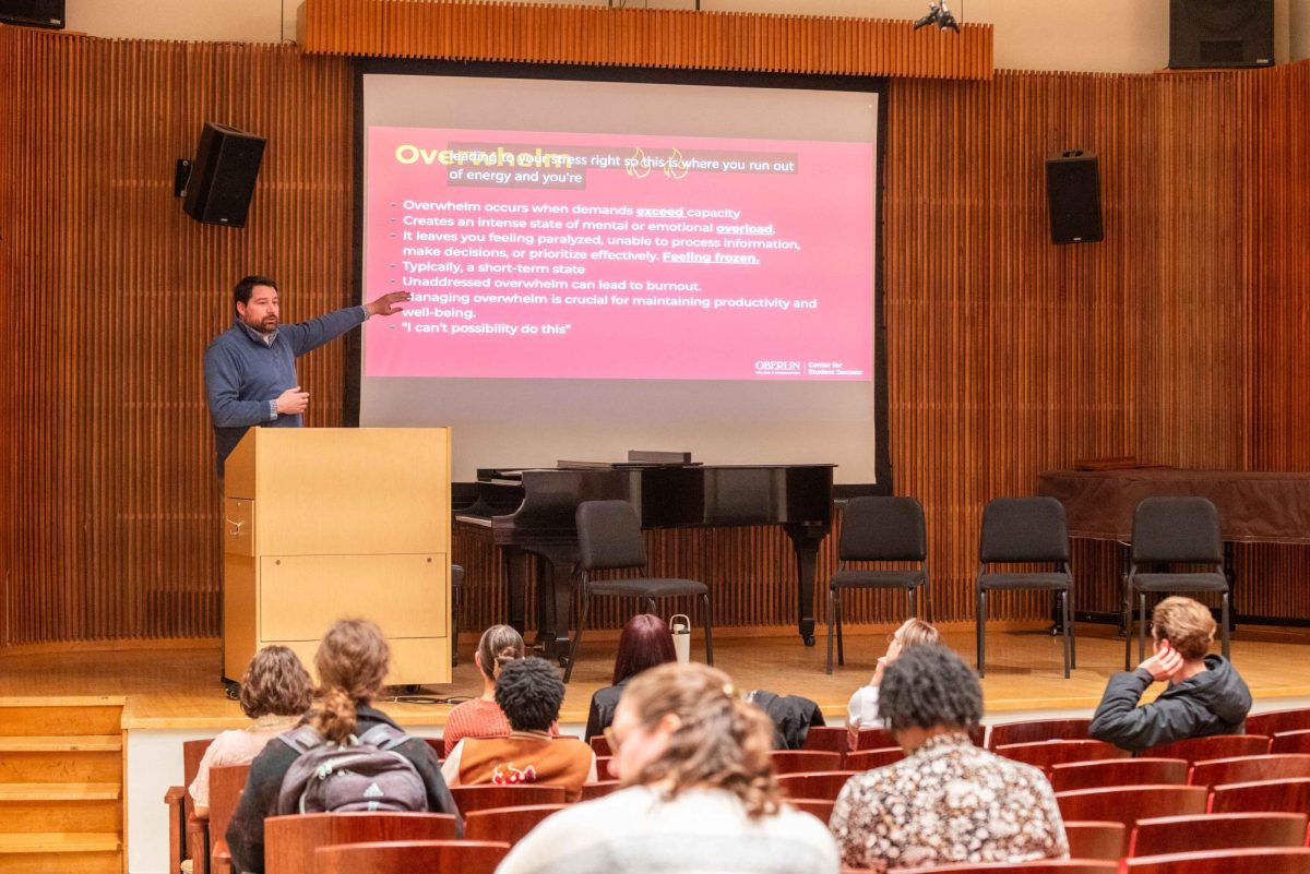 Lecturers defined burnout and stressed the importance of recognizing it.
