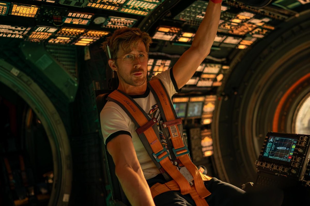 Ryan Gosling is Dr. Ryland Grace in Project Hail Mary.
