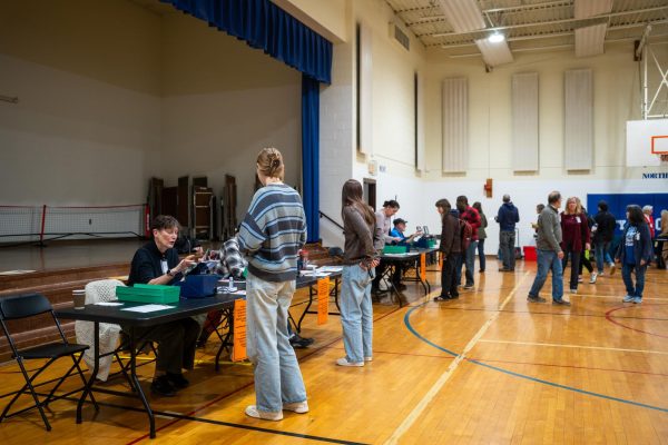 The League of Women Voters aids with local voting registration.