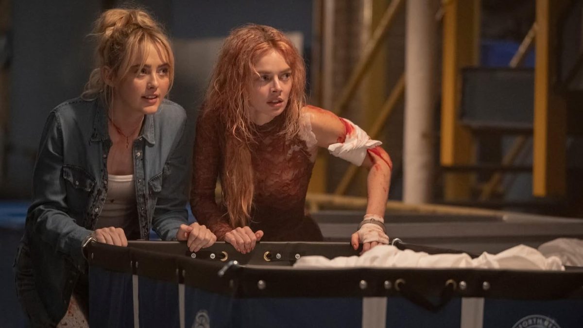 Kathryn Newton (left) and Samara Weaving (right) star in the film.