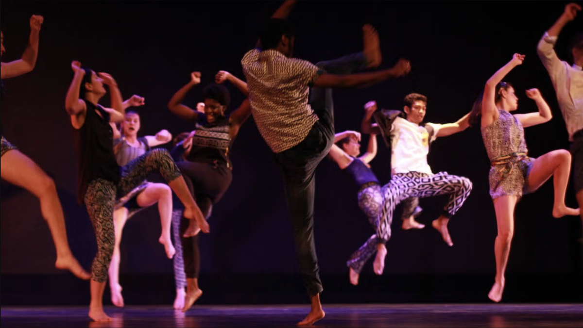 Dance students perform in Warner Main.