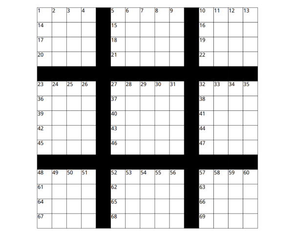 Tic-Tac-Toe - Crossword 4/17