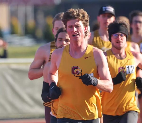 Fourth-year Liam Newman secured his spot in the NCAC Championships with a winning time of 9 minutes, 50.6 seconds to win the men's 3,000-meter steeplechase.