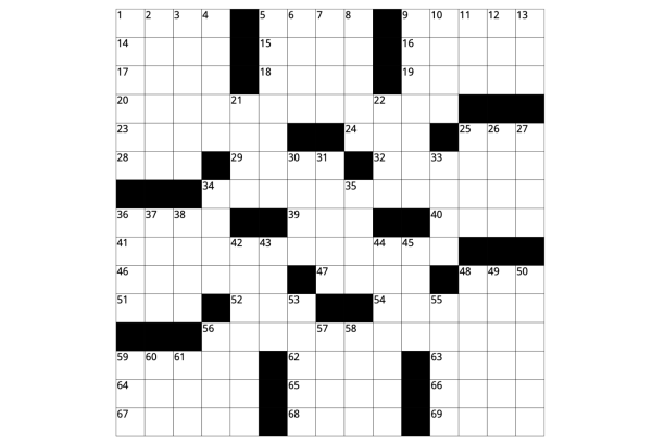 Stay in Stars Hollow – Crossword 5/8