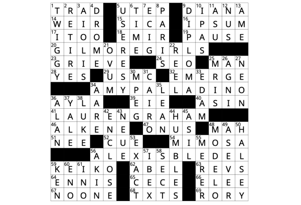 Crossword Answers 5/8
