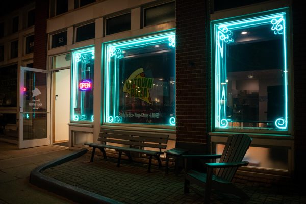 Uptown Pizza is on Main Street.